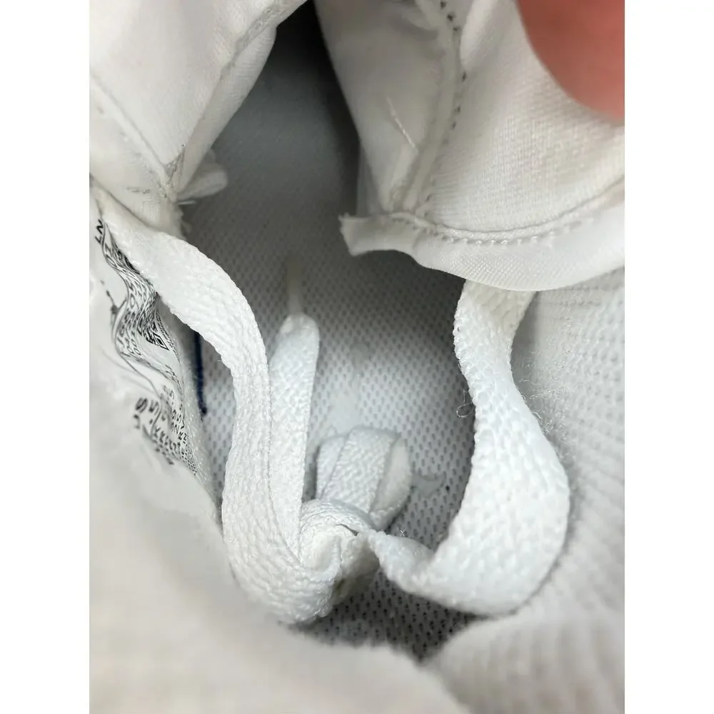 Nike Air Jordan 1 Retro Mid TD Football Cleats White Grey Fog FJ6805-101 Men 7.5